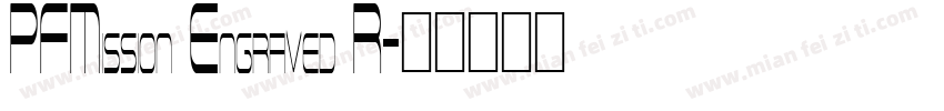 PFMission Engraved R字体转换